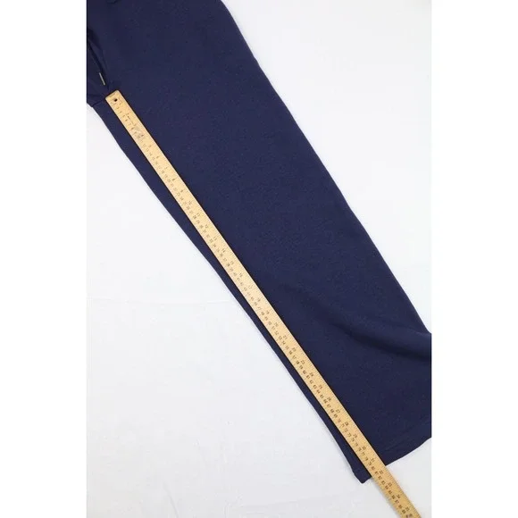 Ed Hardy Womens Broken Hearts Sweatpants Wide Leg Y2K Navy Eclipse L Fleece - Picture 15 of 16